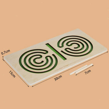 Left and Right Brain maze board
