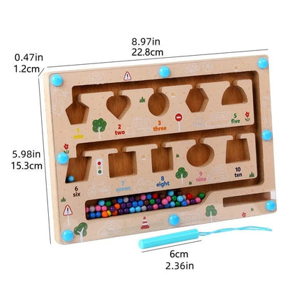 MAGNETIC BEAD COUNTING MAZE