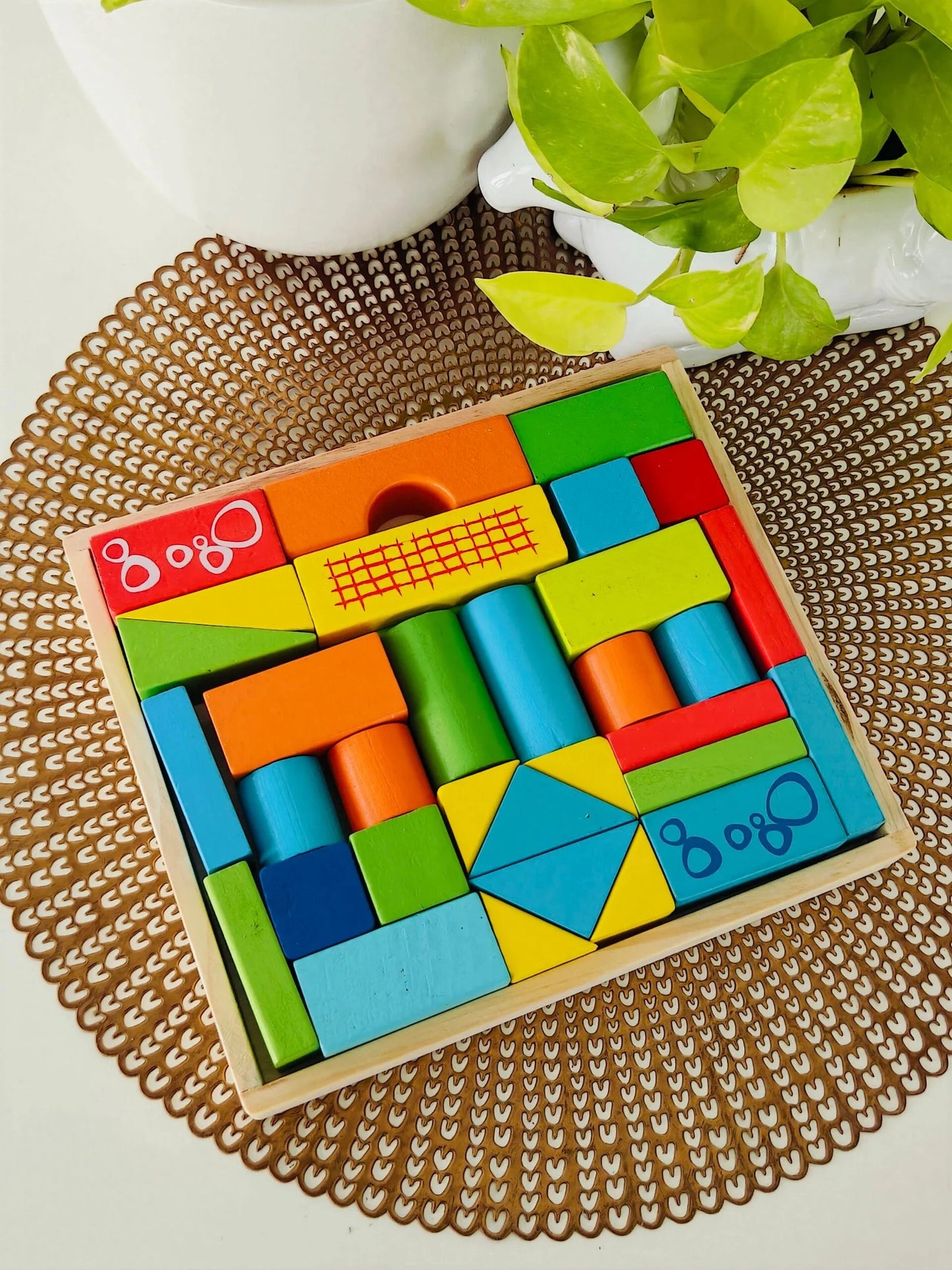 wooden building blocks