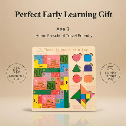 3 in 1 puzzle toy
