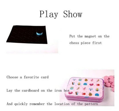 Memory game in tin