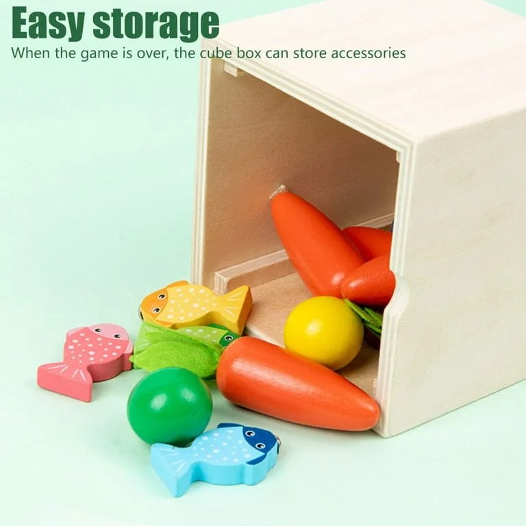 5 in 1 montessori wooden toy