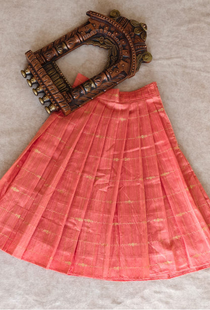 Ethnic wear (peach bow)