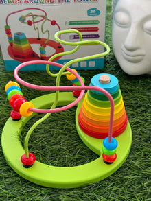 Beads around the tower