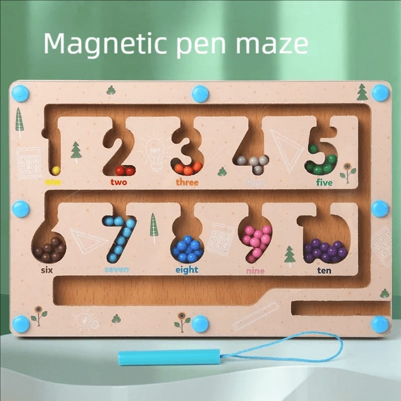 MAGNETIC BEAD COUNTING MAZE