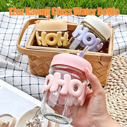Hoho Dual sip Glass Bottle