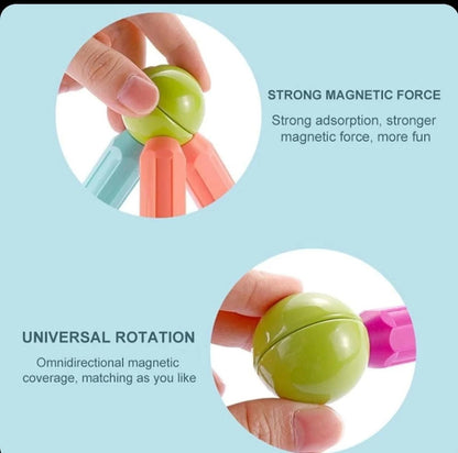 magnetic sticks and building blocks