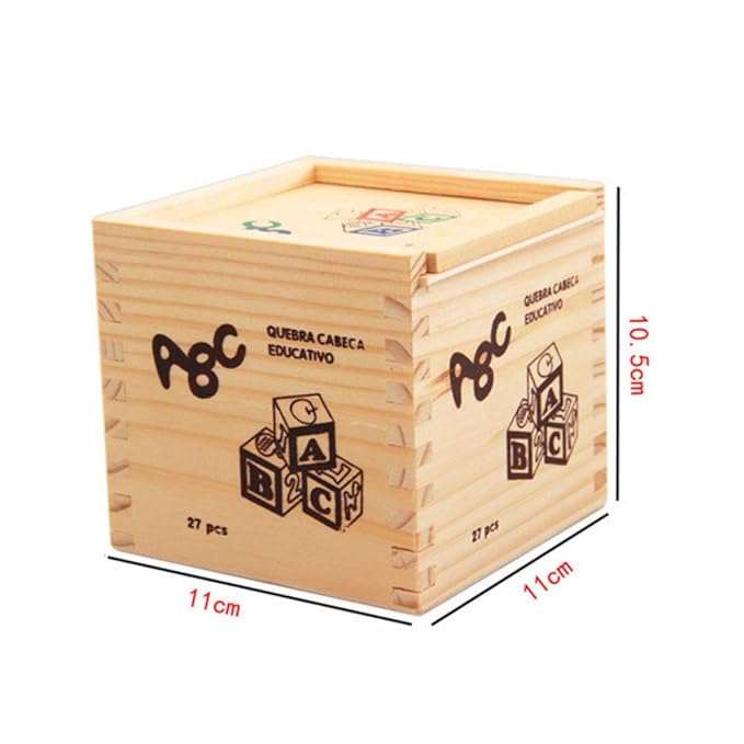 Wooden box with storage box