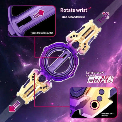 Fire spiral sword