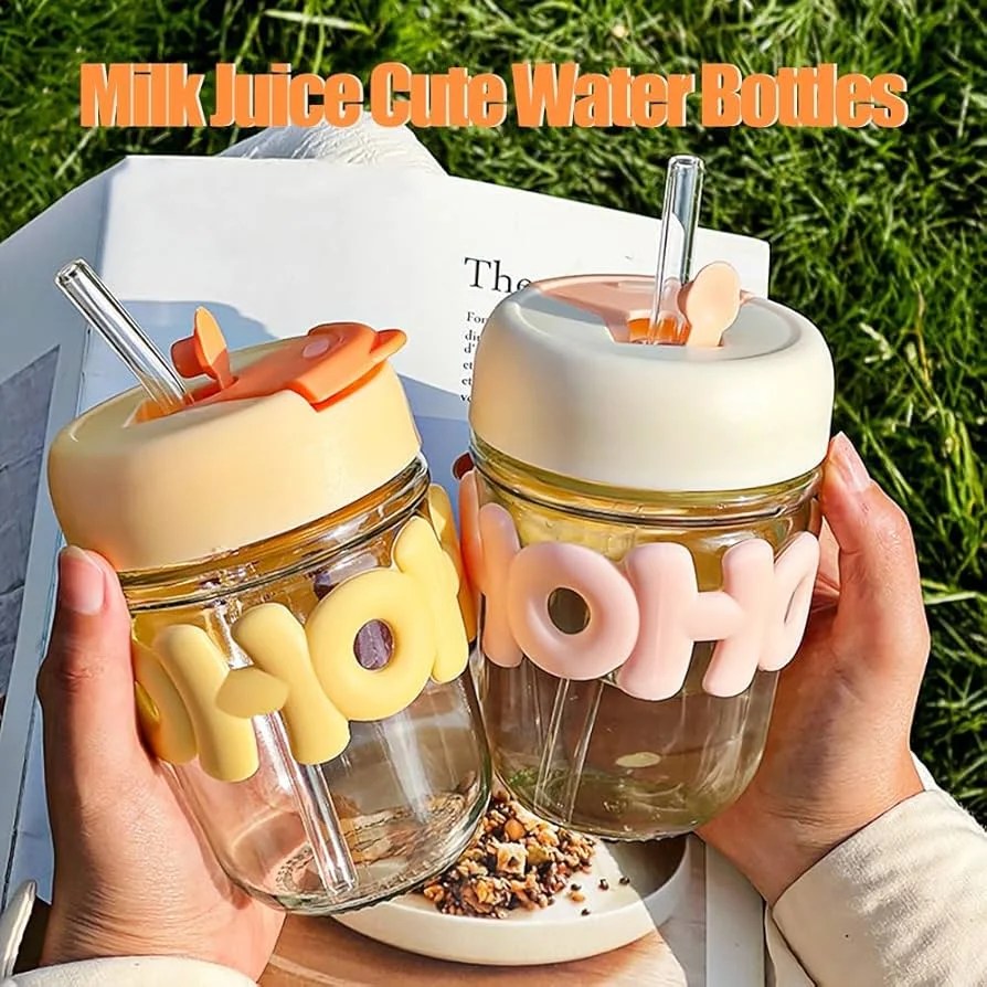 Hoho Dual sip Glass Bottle