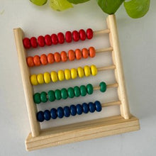 Wooden beads counting stand