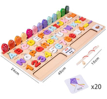 2 in one alphanumeric  fishing Board