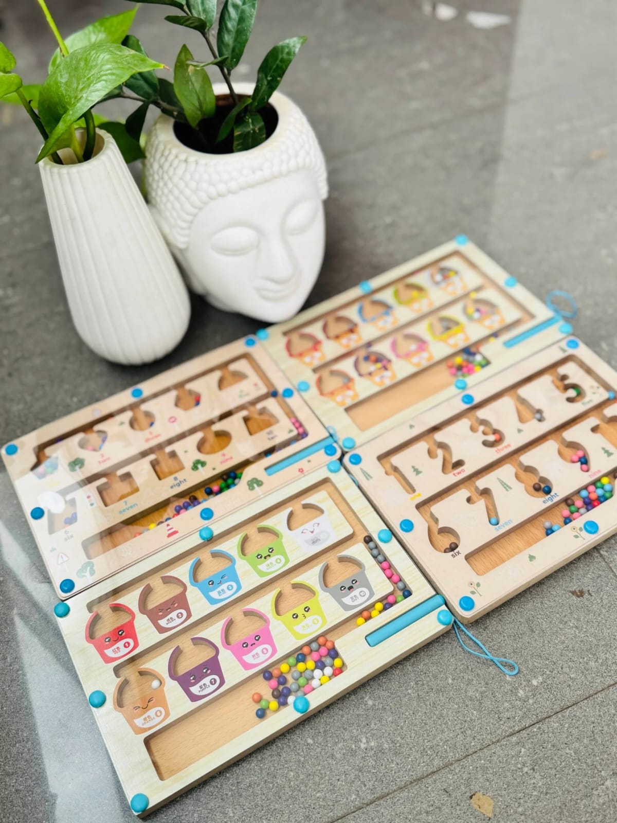 MAGNETIC BEAD COUNTING MAZE