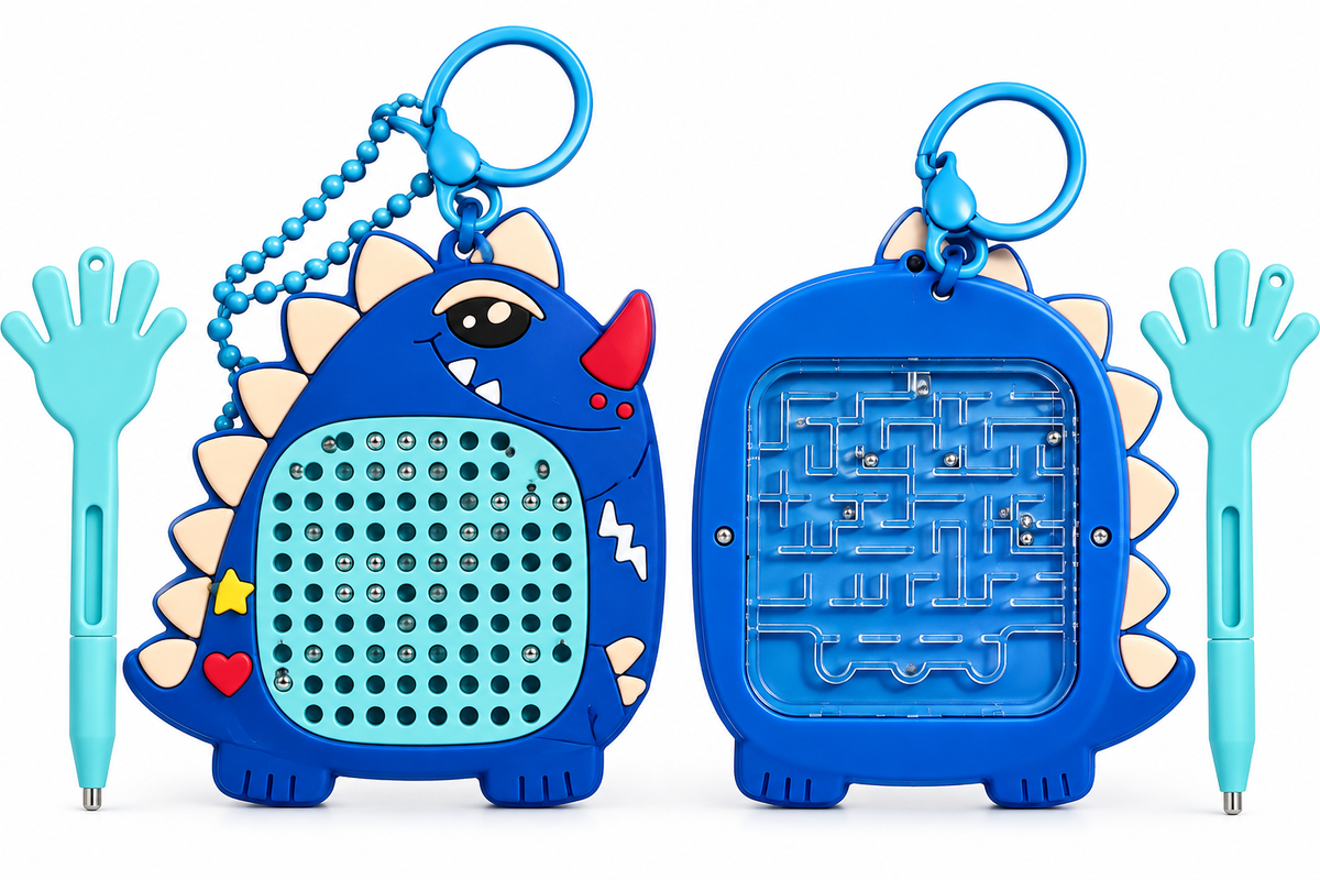 Magnetic Maze Keychain