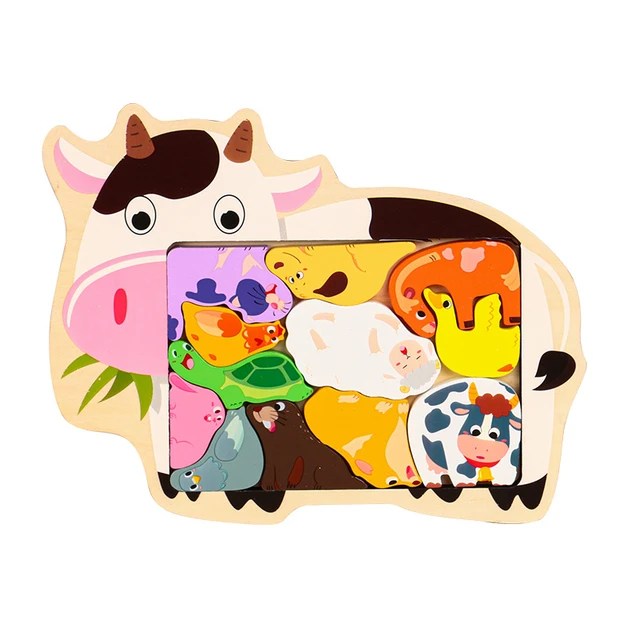 3D Animal tetris /puzzle board