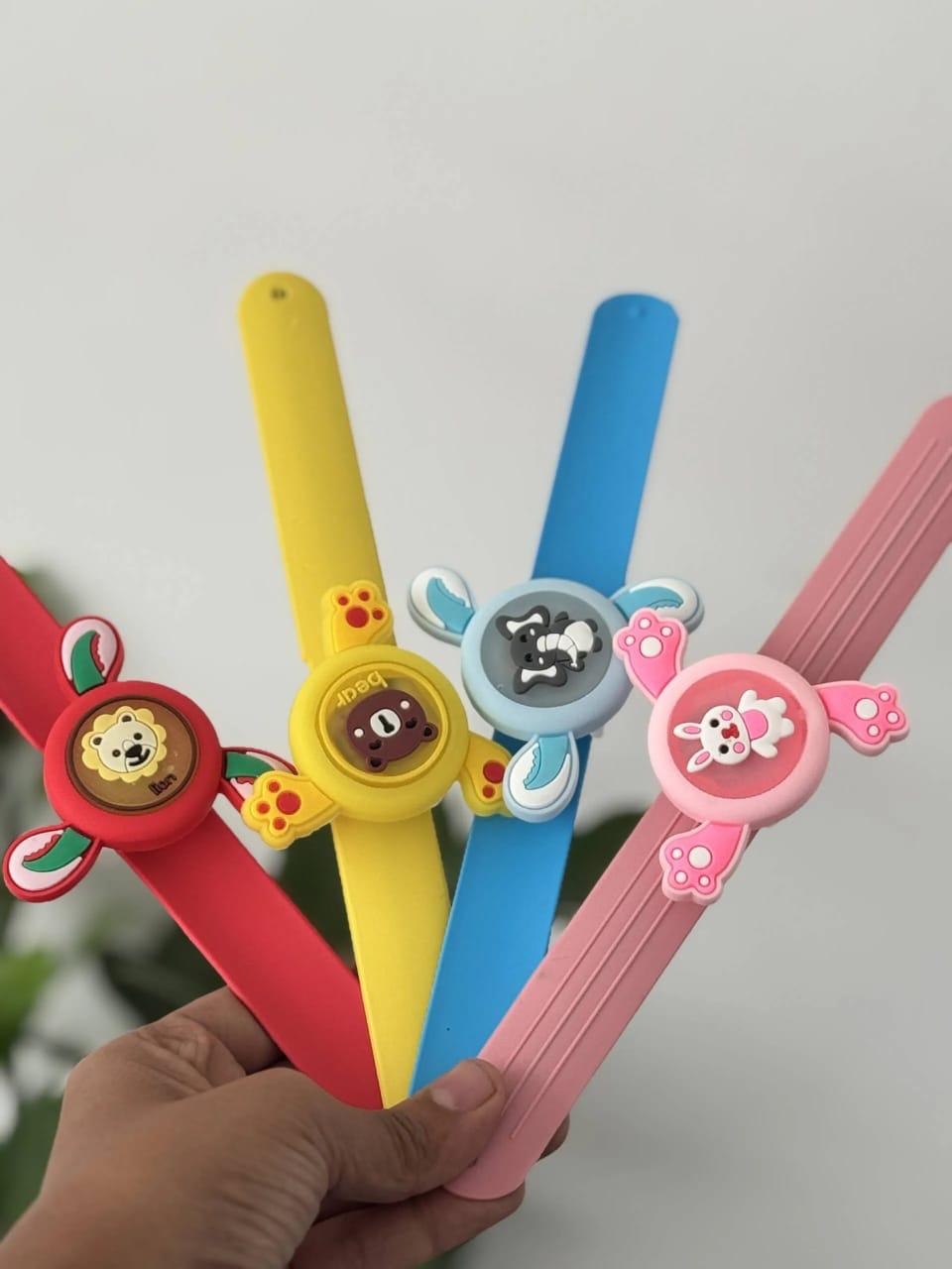 Led spinner slap band