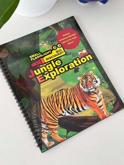 Flashlight exploration book