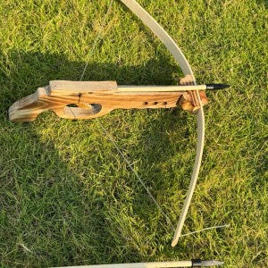 wooden Bow arrow gun