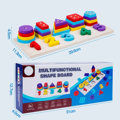 Multifunctional shape board