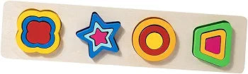 Wooden Shape Puzzle Board