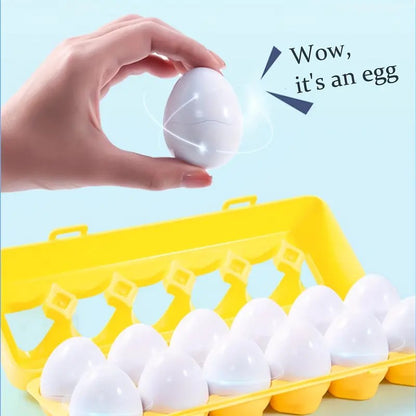 Shapes / Numbers sorting egg set