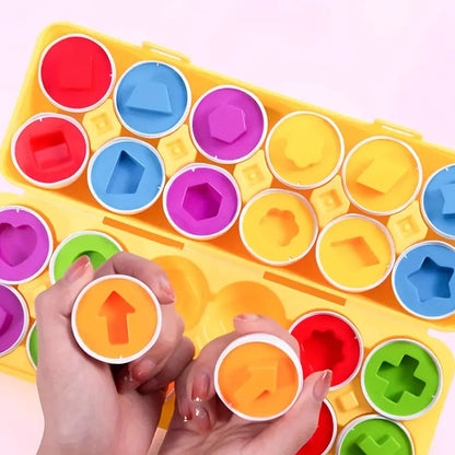 Shapes / Numbers sorting egg set