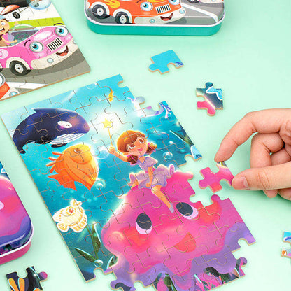60 pcs Tin Puzzle