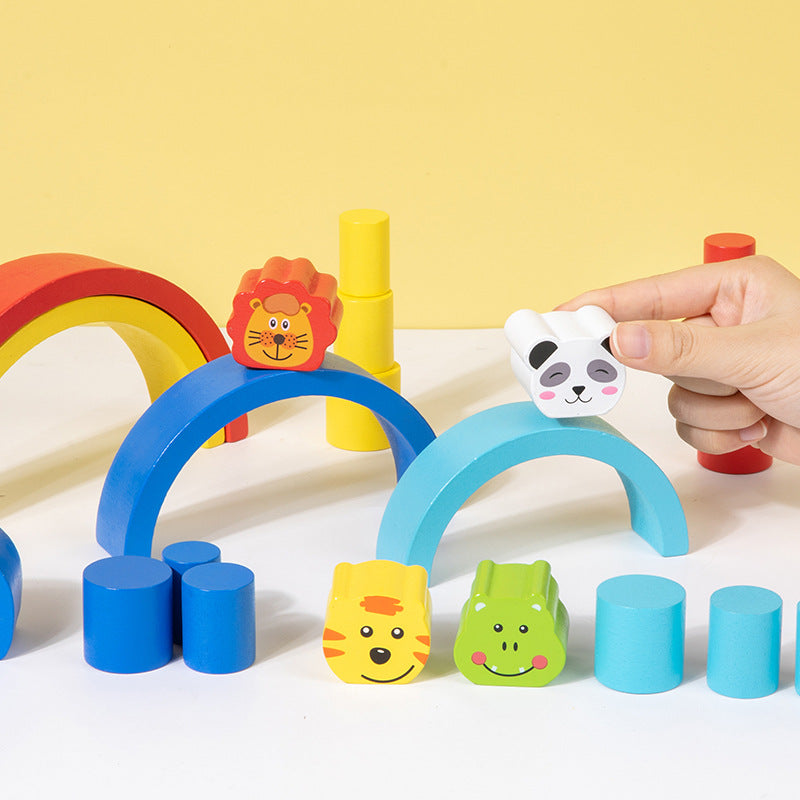 Balance rainbow block