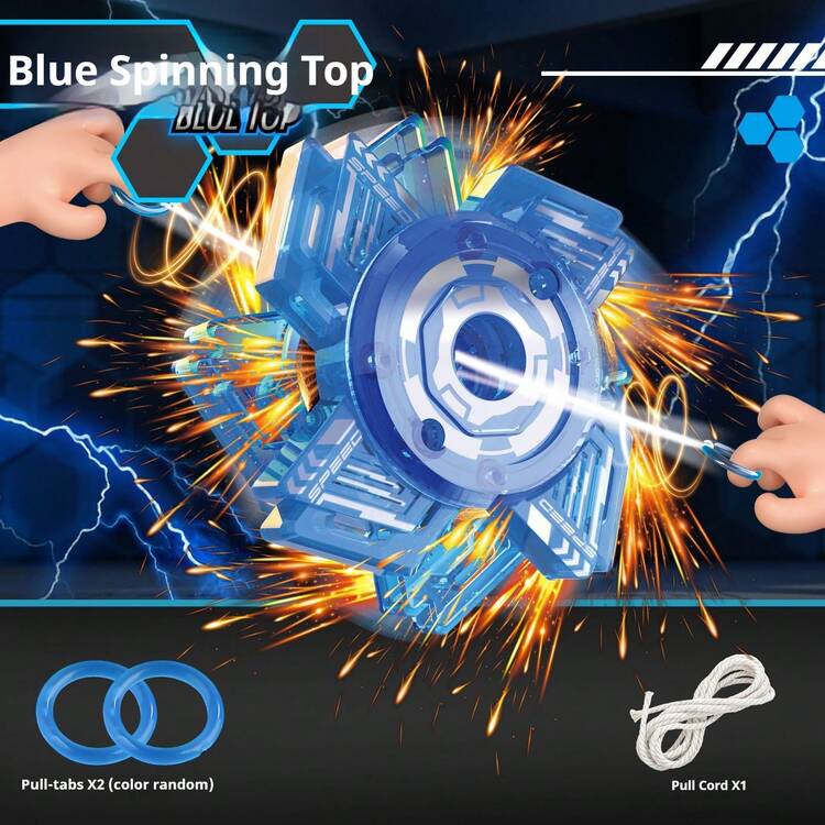 Pull-String Spinning Top