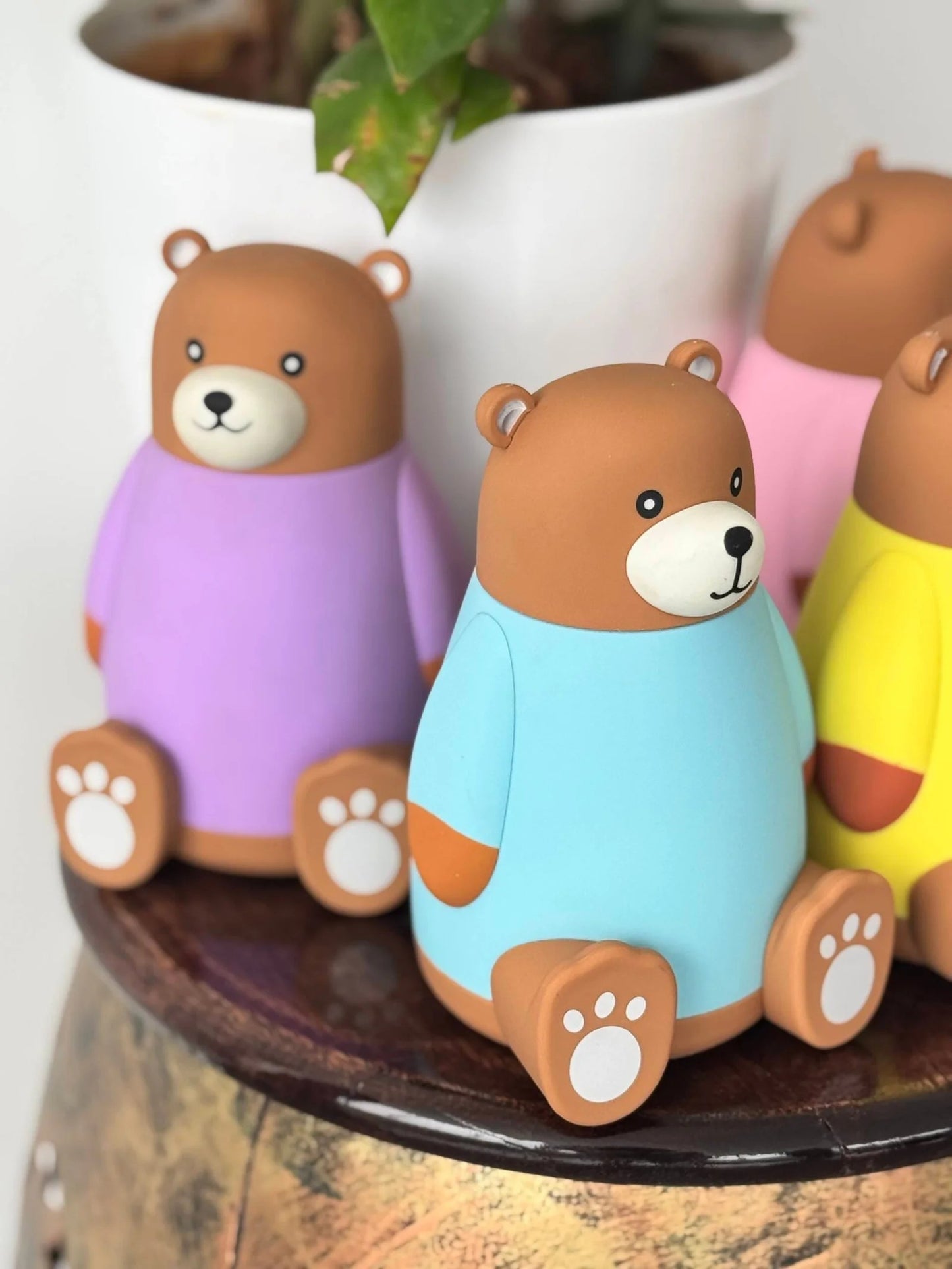 3D Teddy Glass Bottle