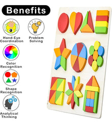 Brain teaser puzzle board