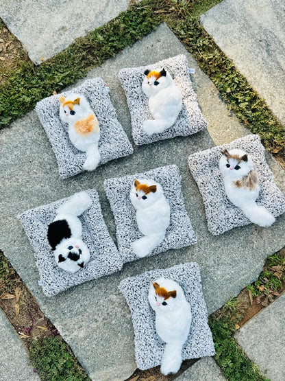 Sleeping Cat Plush Toy