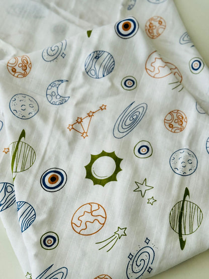 Muslin hooded towel