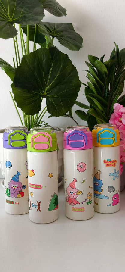 Double walled vacuum bottle