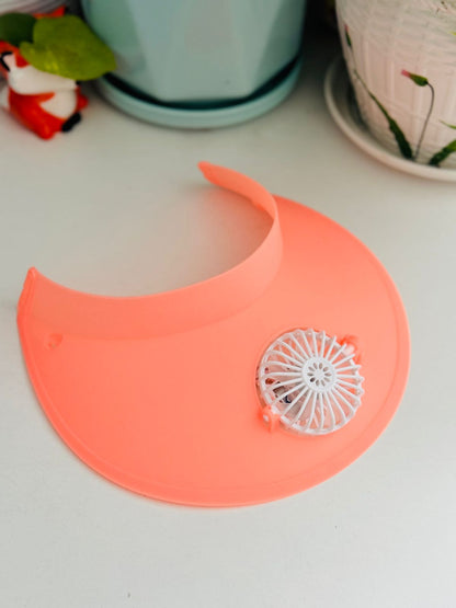 Visor Hat With Fan