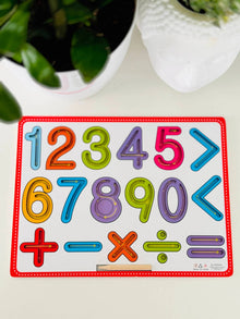 Single side Number Tracing board