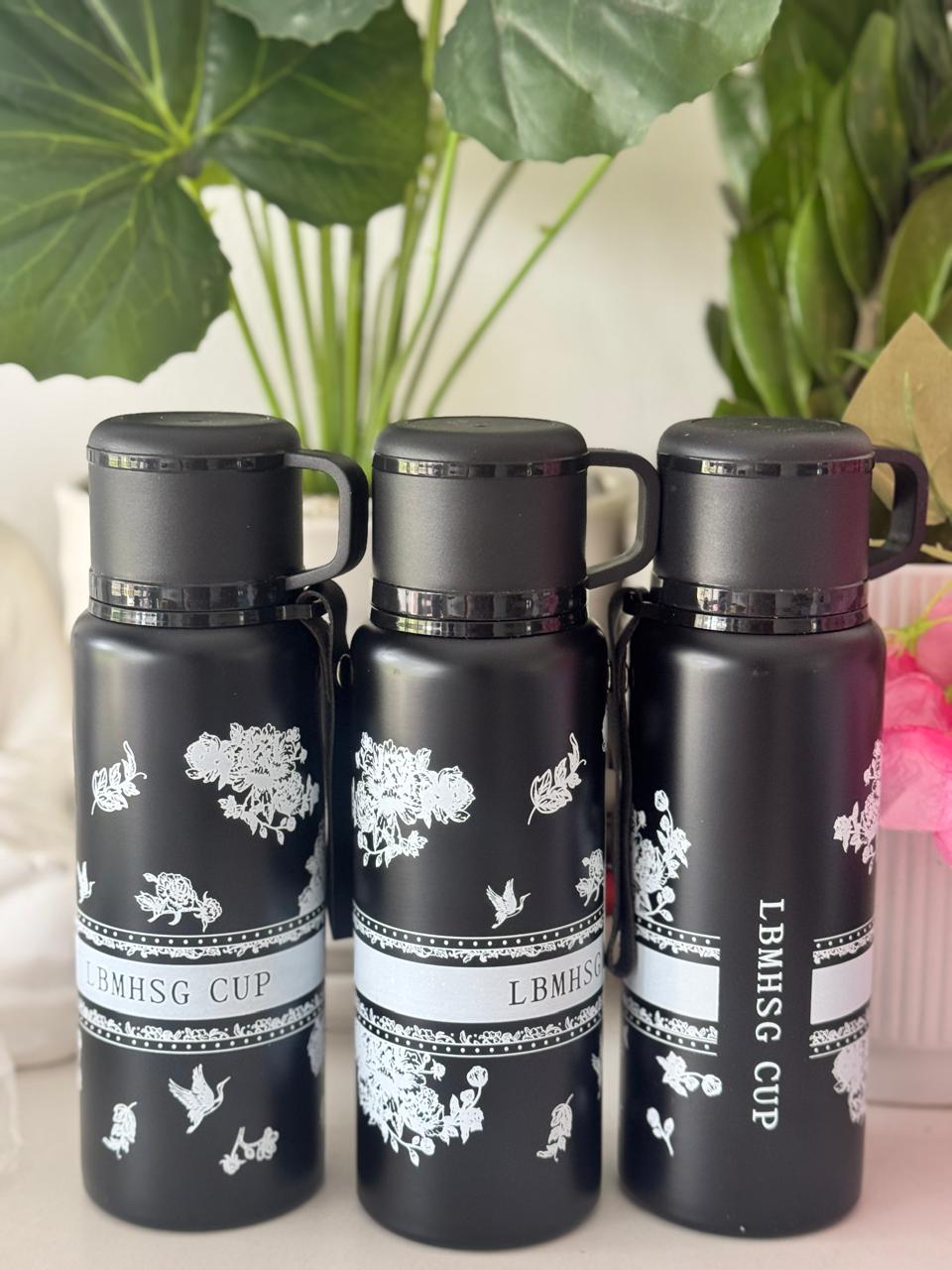 Leo black Thermos