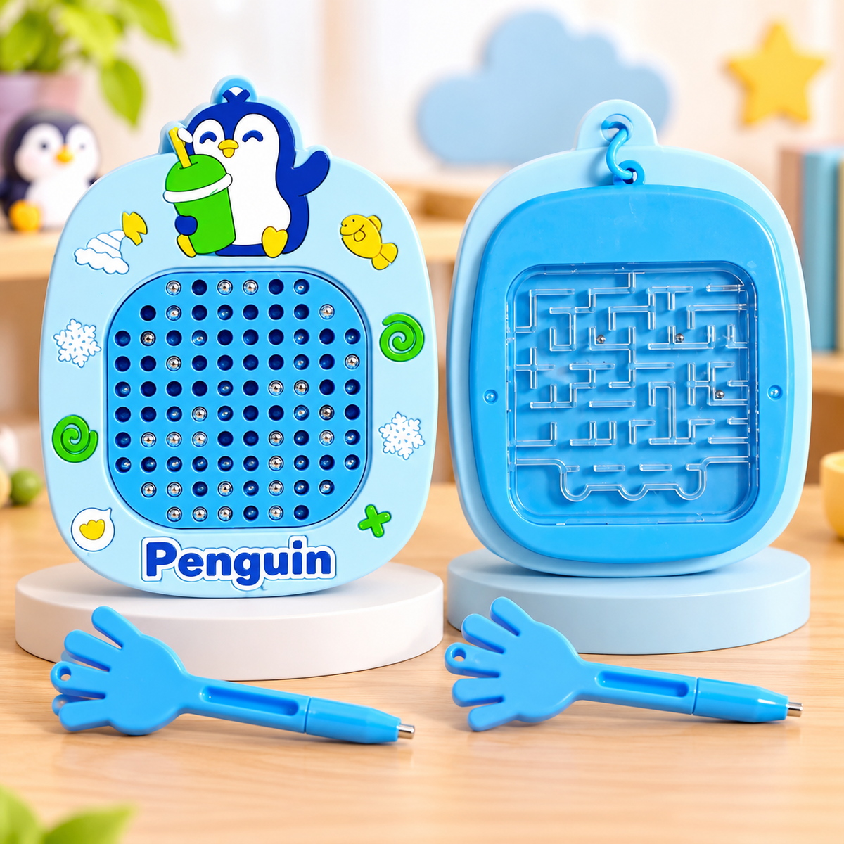 Magnetic Maze Keychain