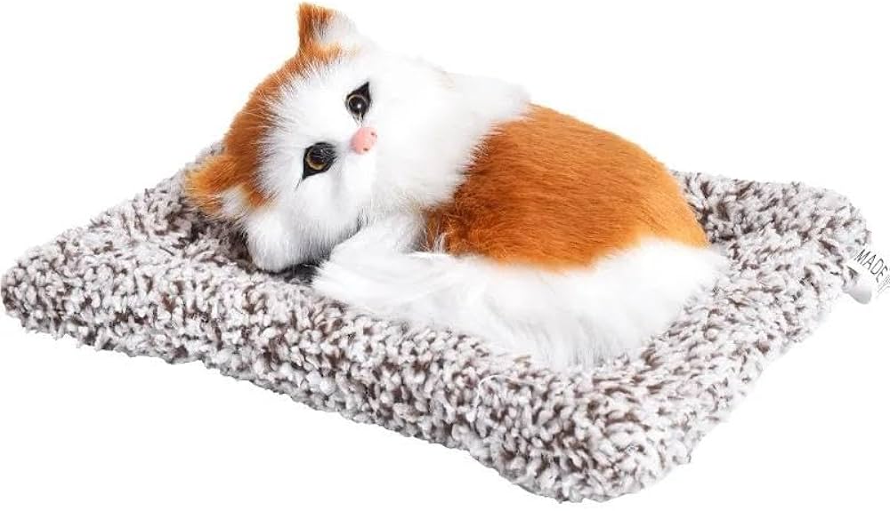 Sleeping Cat Plush Toy