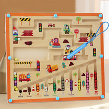 Magnetic absorption color sorting counter board