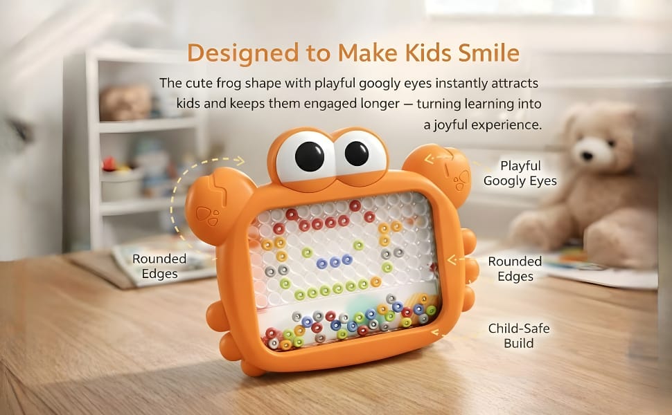 Double sided magnetic drawing board