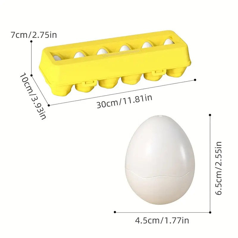 Shapes / Numbers sorting egg set