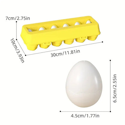 Shapes / Numbers sorting egg set