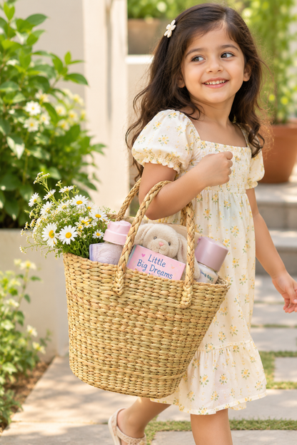 Kauna Hand-Tied  Basket (Fancy basket)