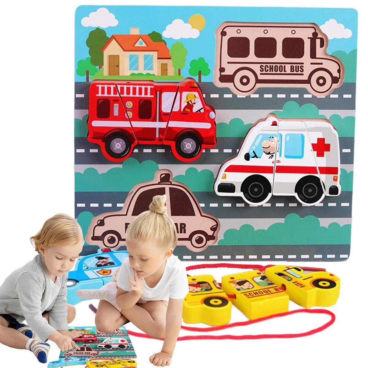 Lacing jigsaw puzzles