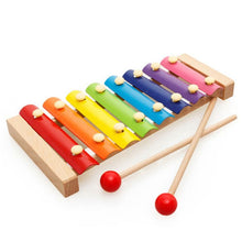 Cartoon animal hand  knock piano series