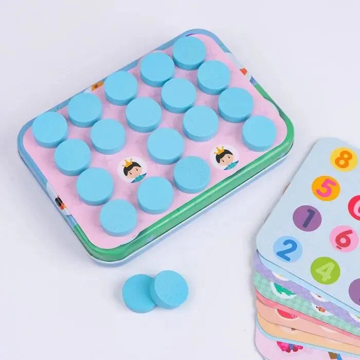 Memory game in tin