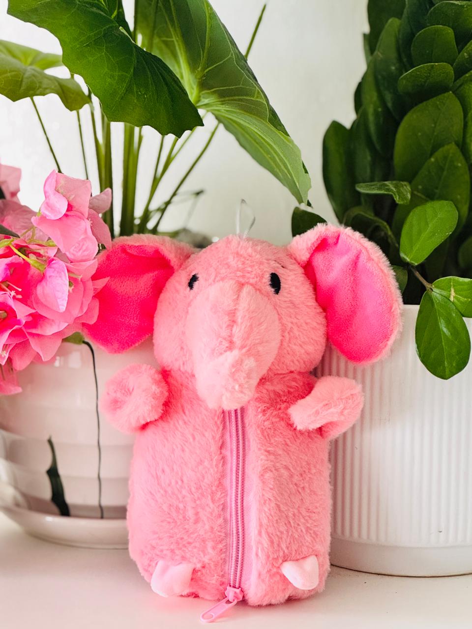 soft plush pouches