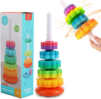 Spinning Rainbow tower