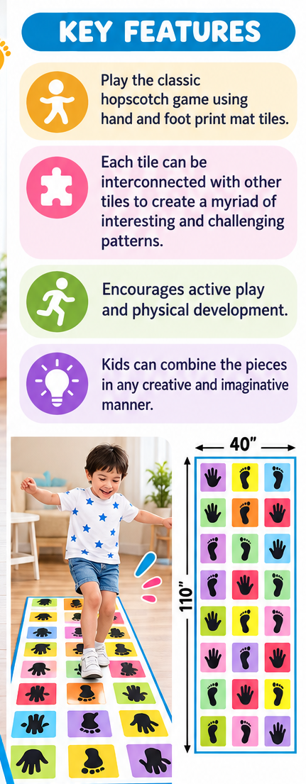 Hopscotch mat